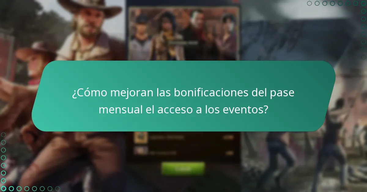 ¿Cómo mejoran las bonificaciones del pase mensual el acceso a los eventos?