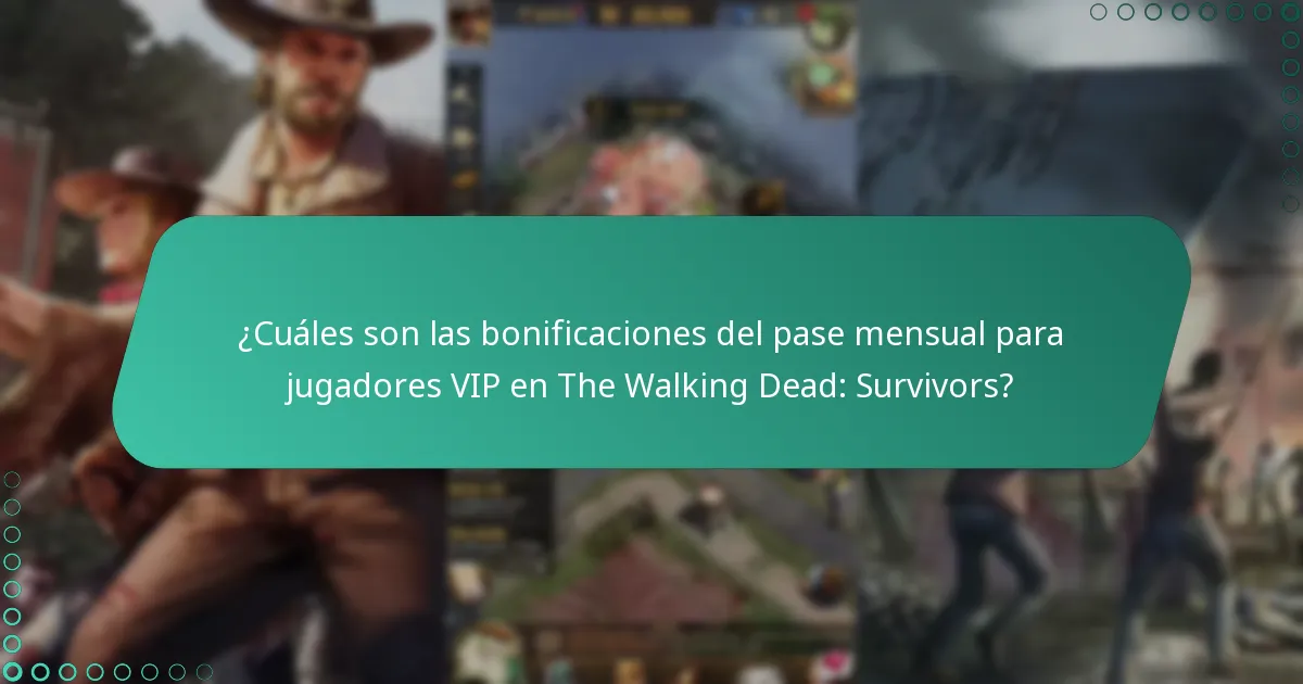 ¿Cómo se compara el pase mensual VIP con otras ofertas en The Walking Dead: Survivors?