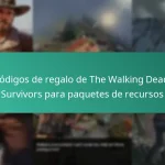 Códigos de regalo de The Walking Dead: Survivors para paquetes de recursos
